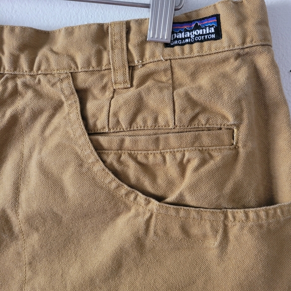 Patagonia Mens Stand Up 5" Shorts Size 35 EUC Brown Sold Out Durable Outdoors - Picture 5 of 10
